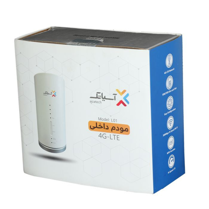 مودم هواوی 4.5G/TD-LTE مدل Huawei L01/sبرند اسیاتک آنلاک با100گیگ نت هدیه